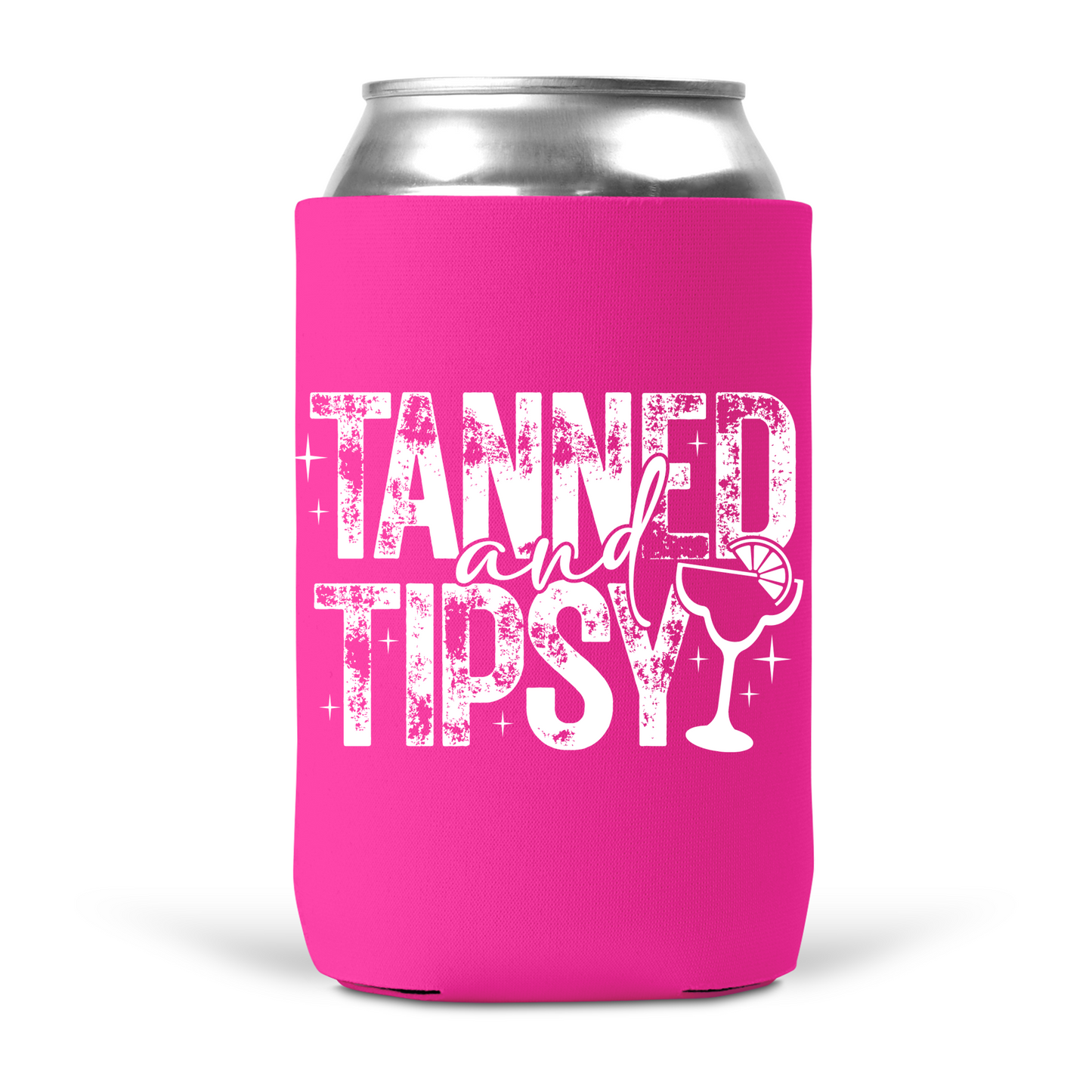 Tanned and Tipsy Koozie