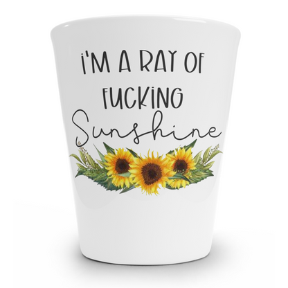 I'm A Ray Of Fucking Sunshine Shot Glass