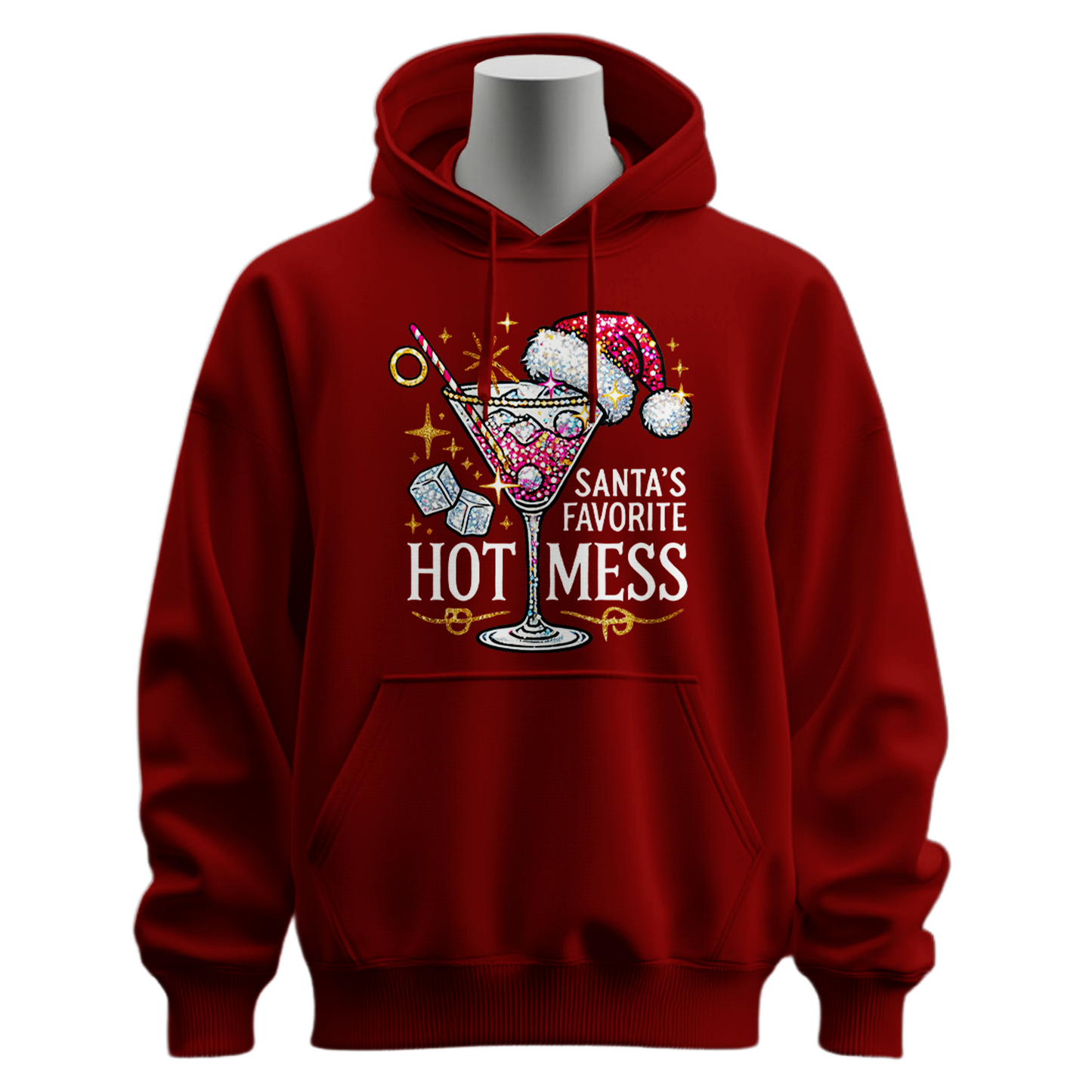 Santa's Favorite Hot Mess Hoodie