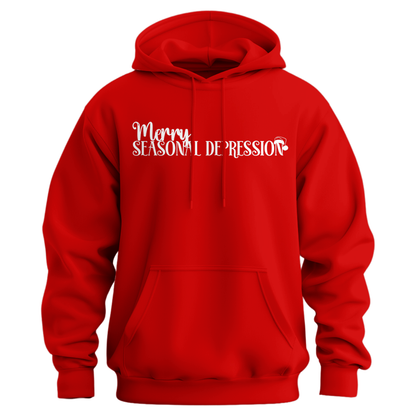 Merry Seasonal Depression Hoodie (Official Lyndseydotw Merch)