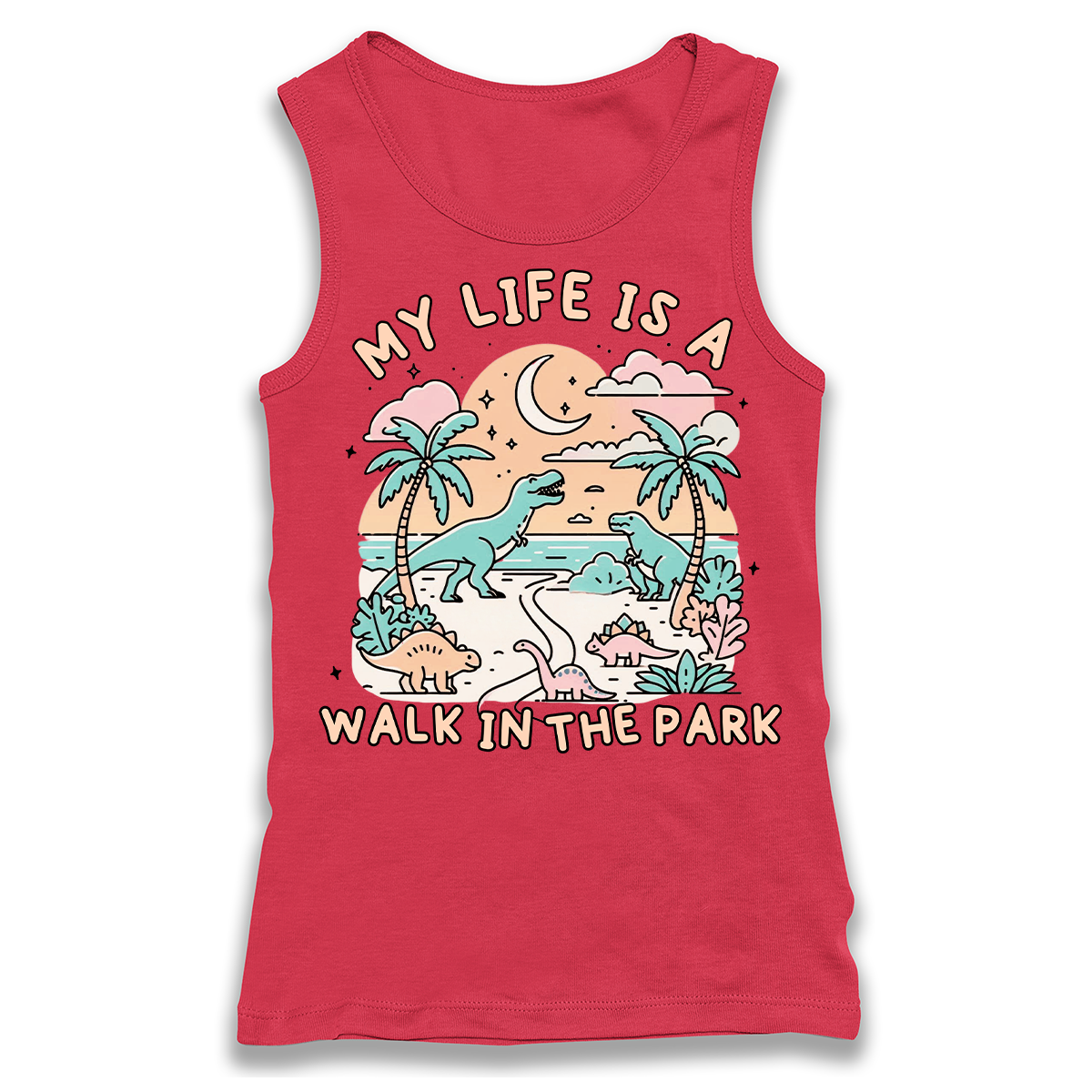 My Life Is A Walk In The Park Racerback Tank