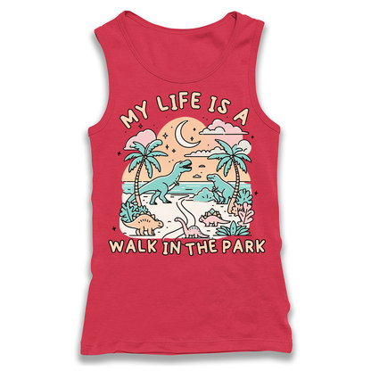 My Life Is A Walk In The Park Racerback Tank