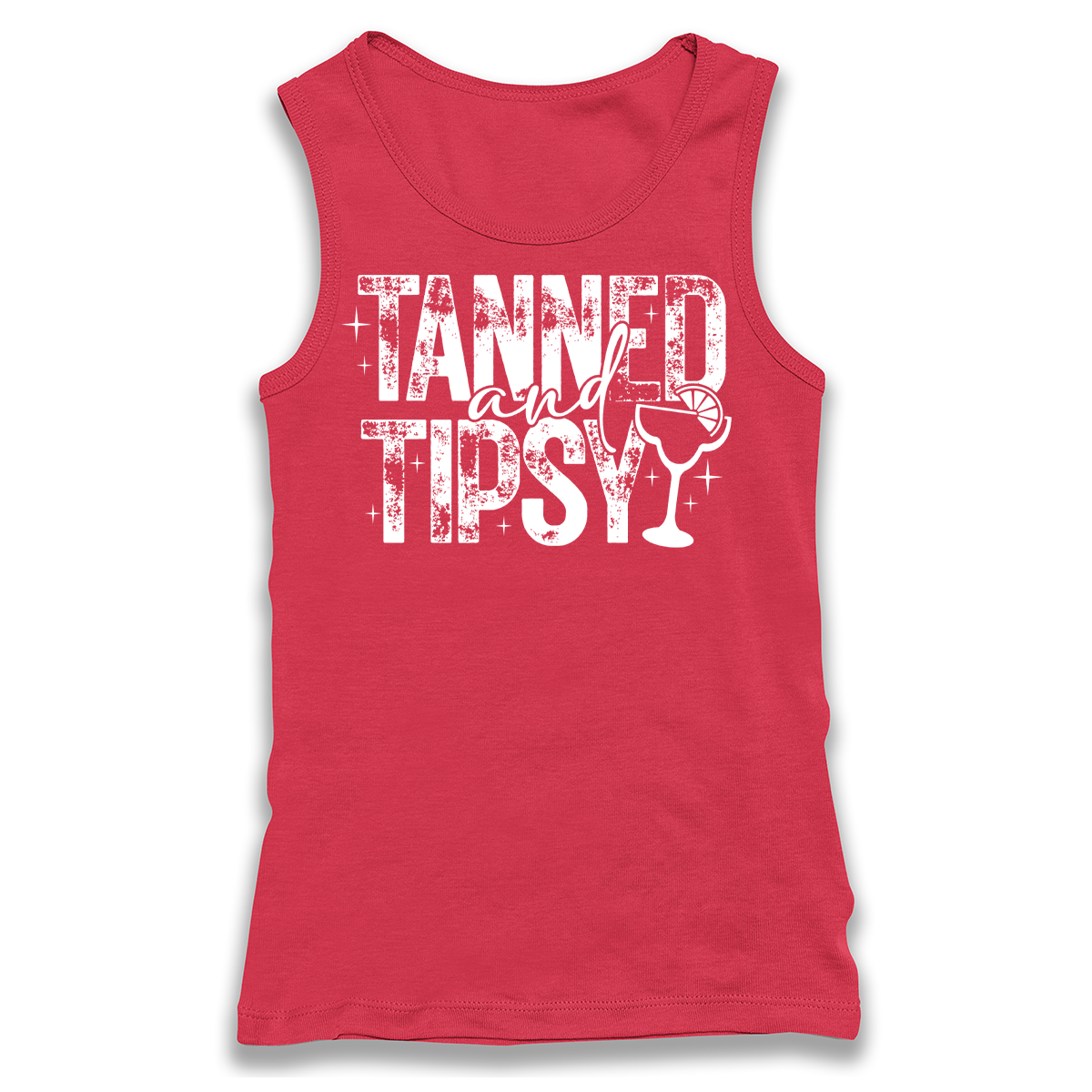 Tanned And Tipsy Racerback Tank