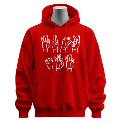 Funny ‘F Off’ in Sign Language Hoodie