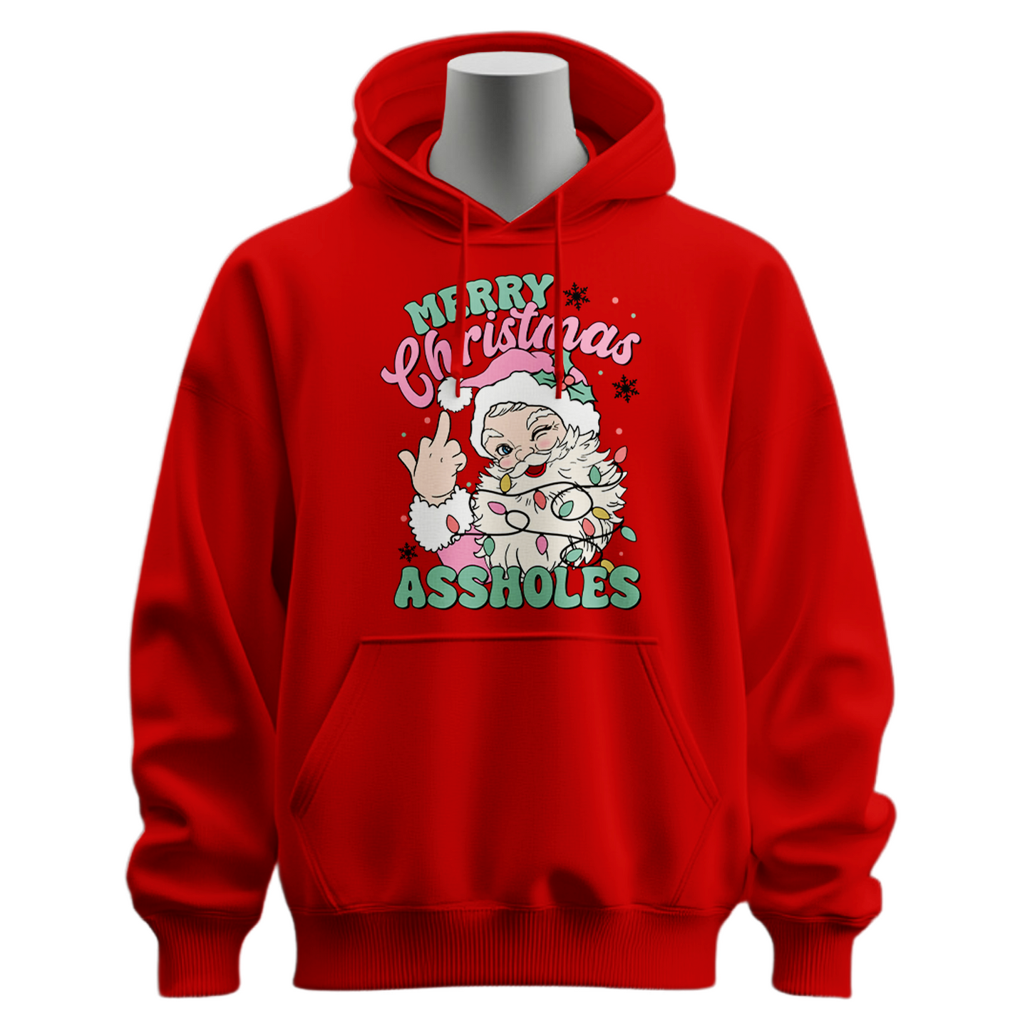 Funny Merry Christmas Assholes Hoodie