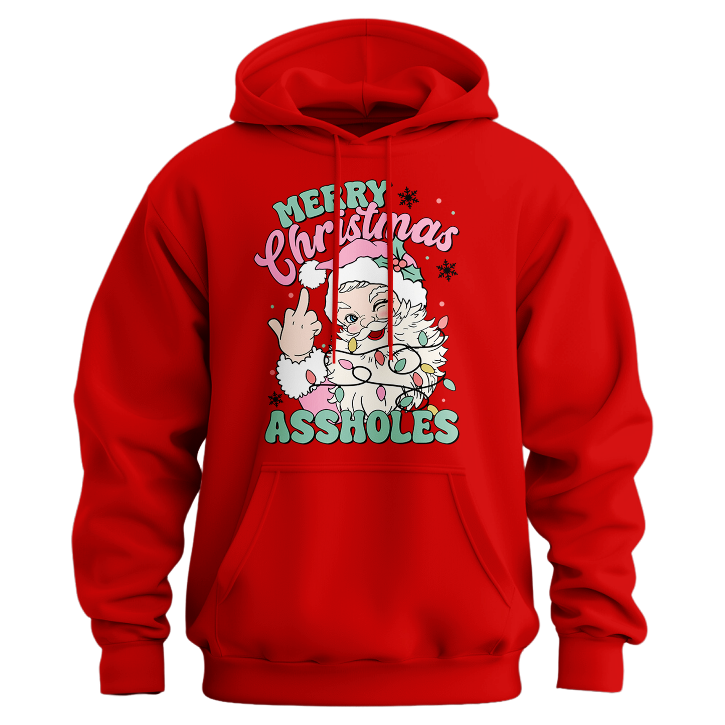 Merry Christmas Assholes Hoodie