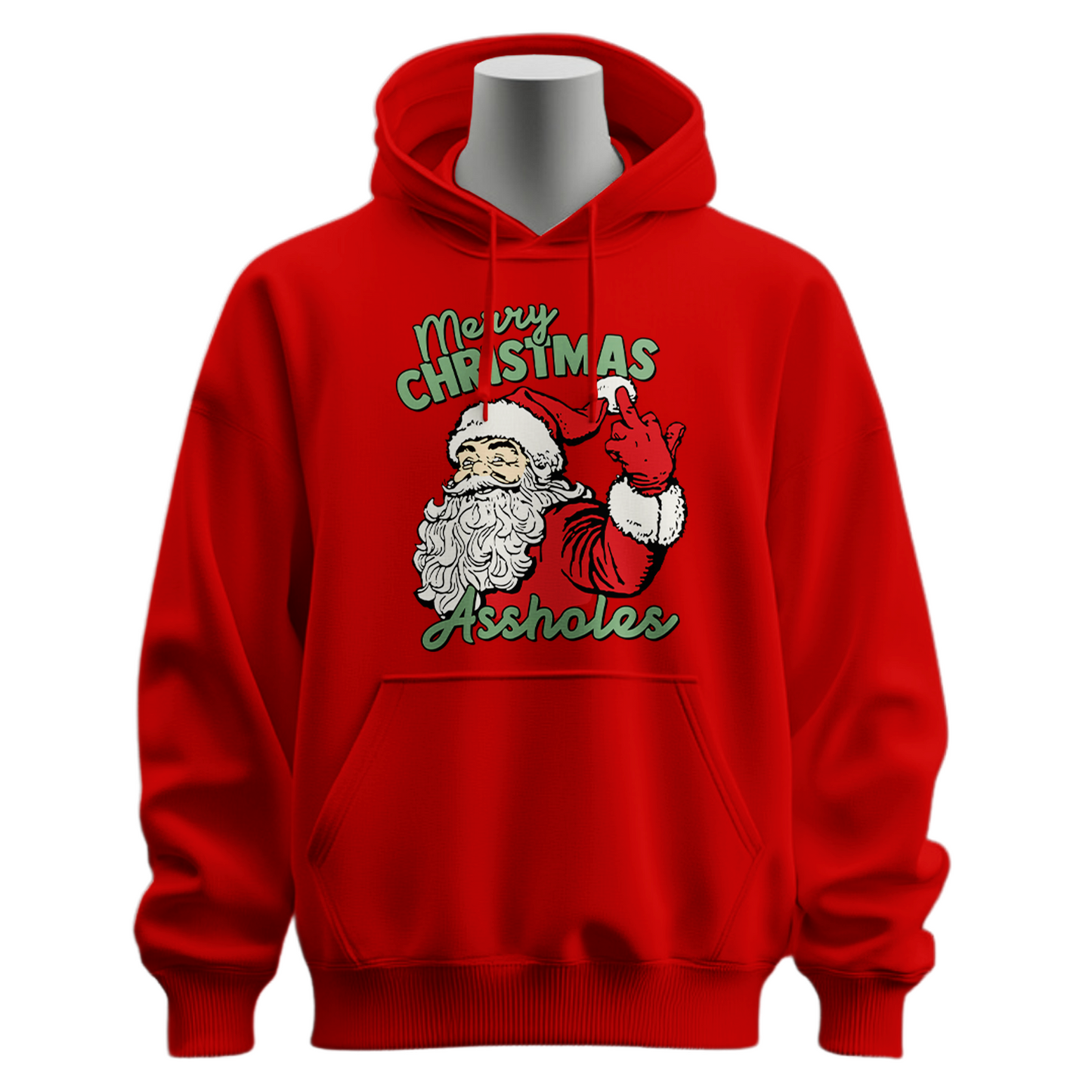 Funny Merry Christmas Assholes Hoodie