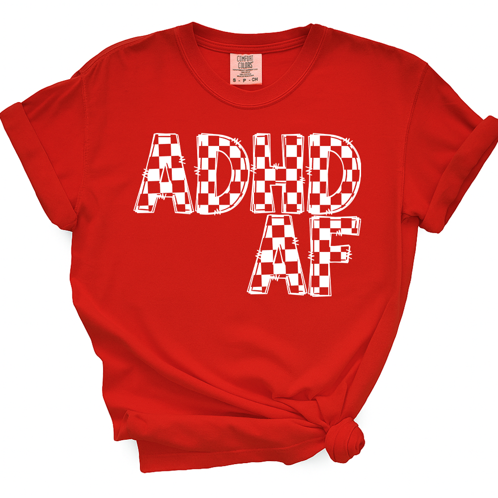 ADHD AF TShirt (Official Lyndseydotw Merch)