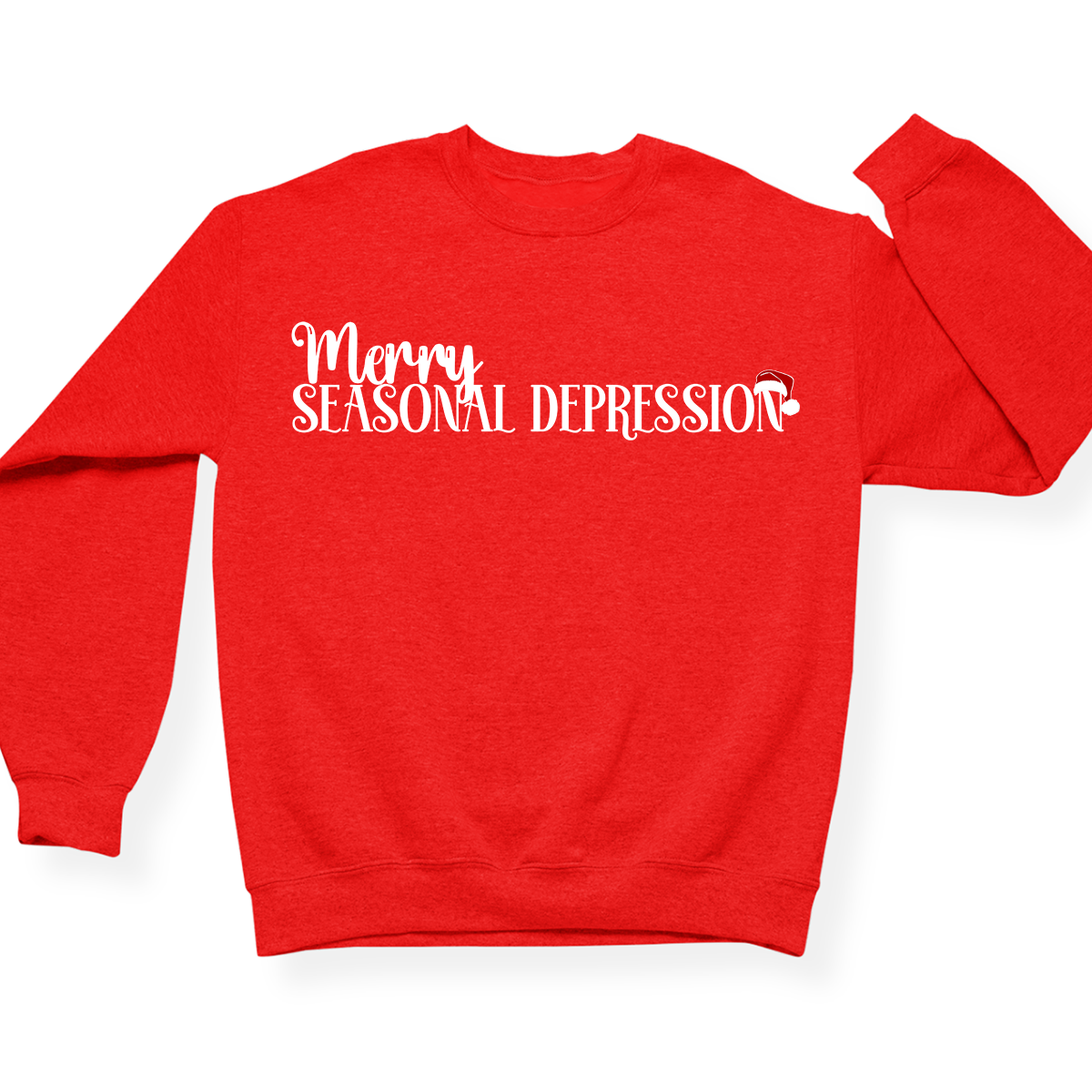 Merry Seasonal Depression Crewneck (Official Lyndseydotw Merch)