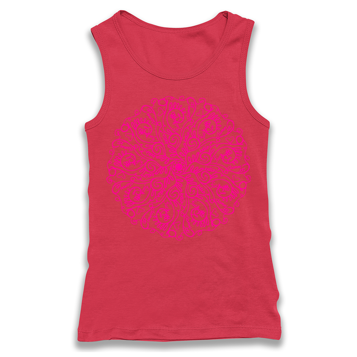 Curse Word Mandala Racerback Tank