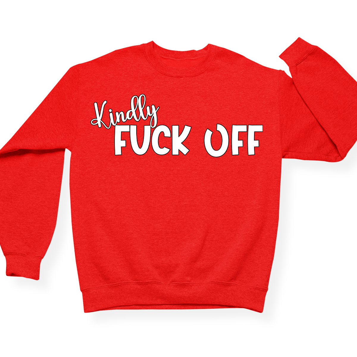 Kindly Fuck Off Crewneck (Official Lyndseydotw Merch)