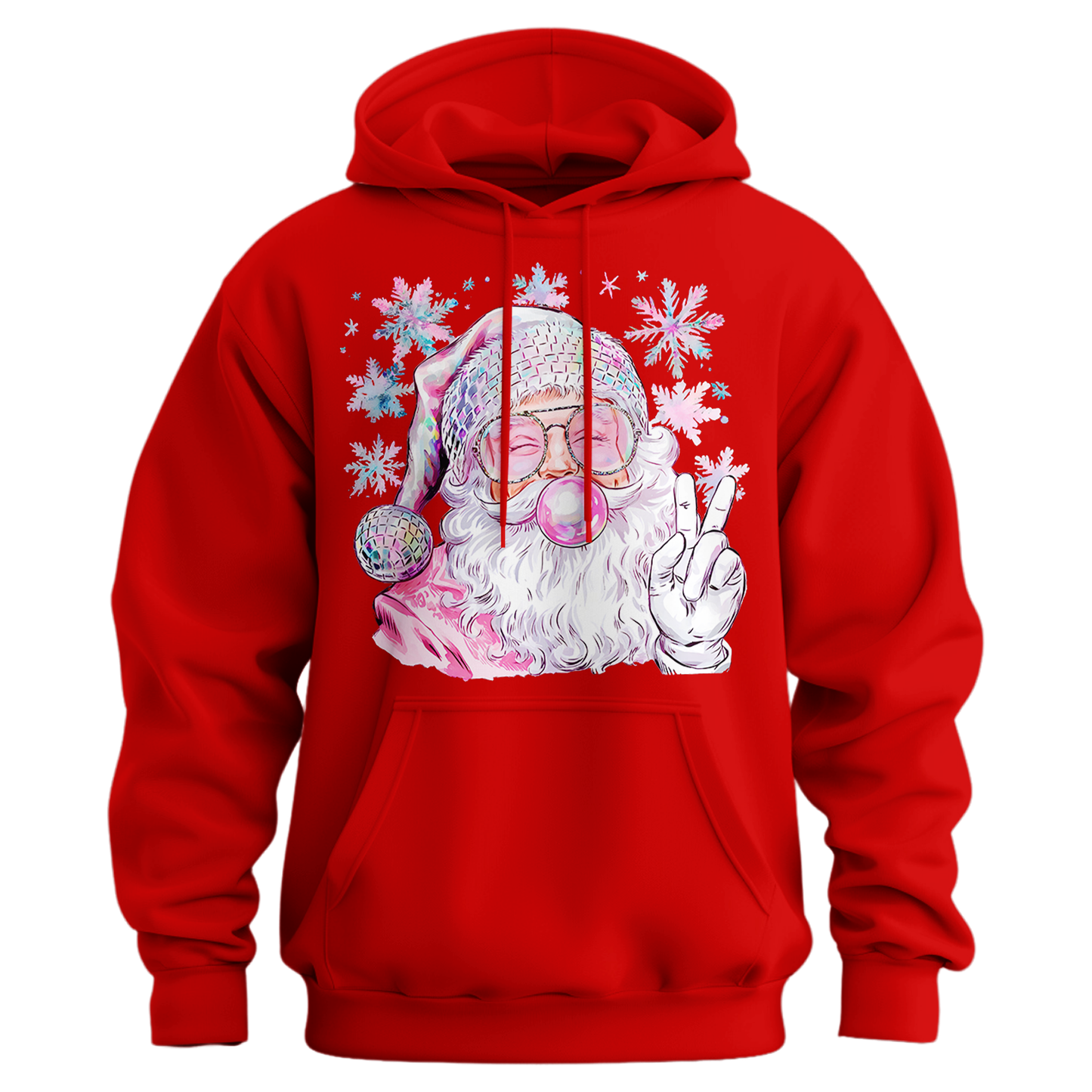 Bubble Gum Santa Hoodie