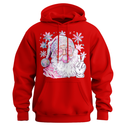 Bubble Gum Santa Hoodie