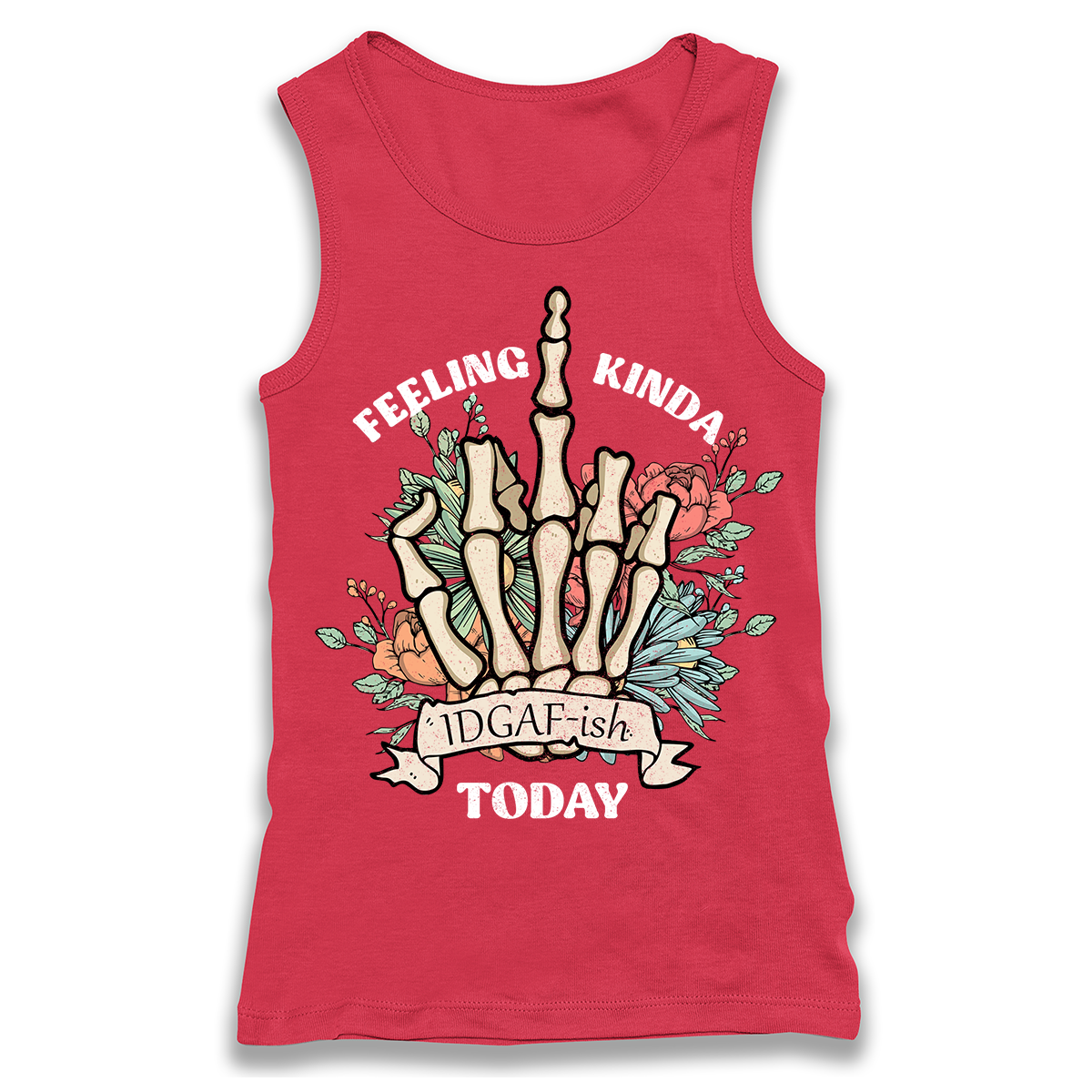 Feelin' IDGAFish Racerback Tank