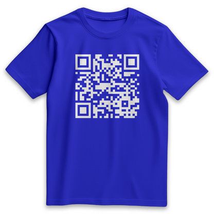 Funny Fuck You QR Code Men's TShirt (Tall)