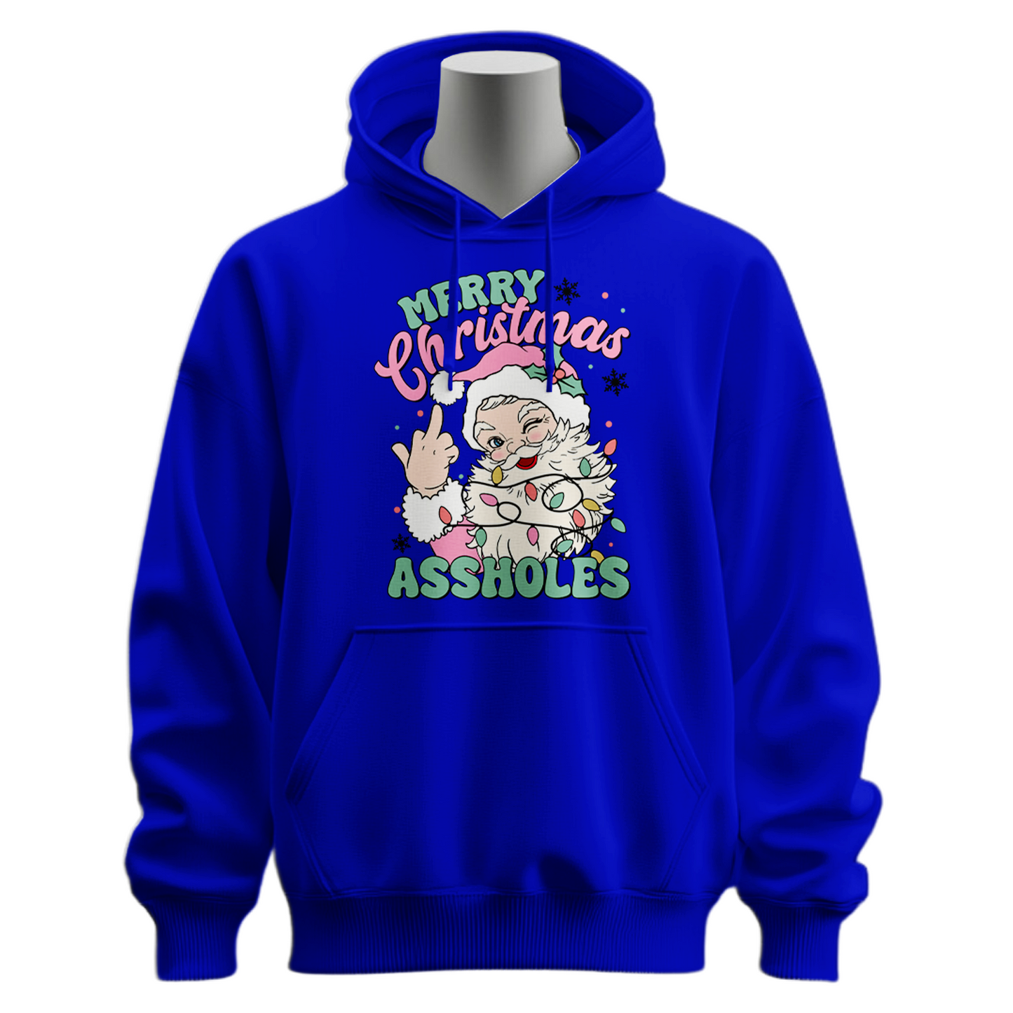 Funny Merry Christmas Assholes Hoodie