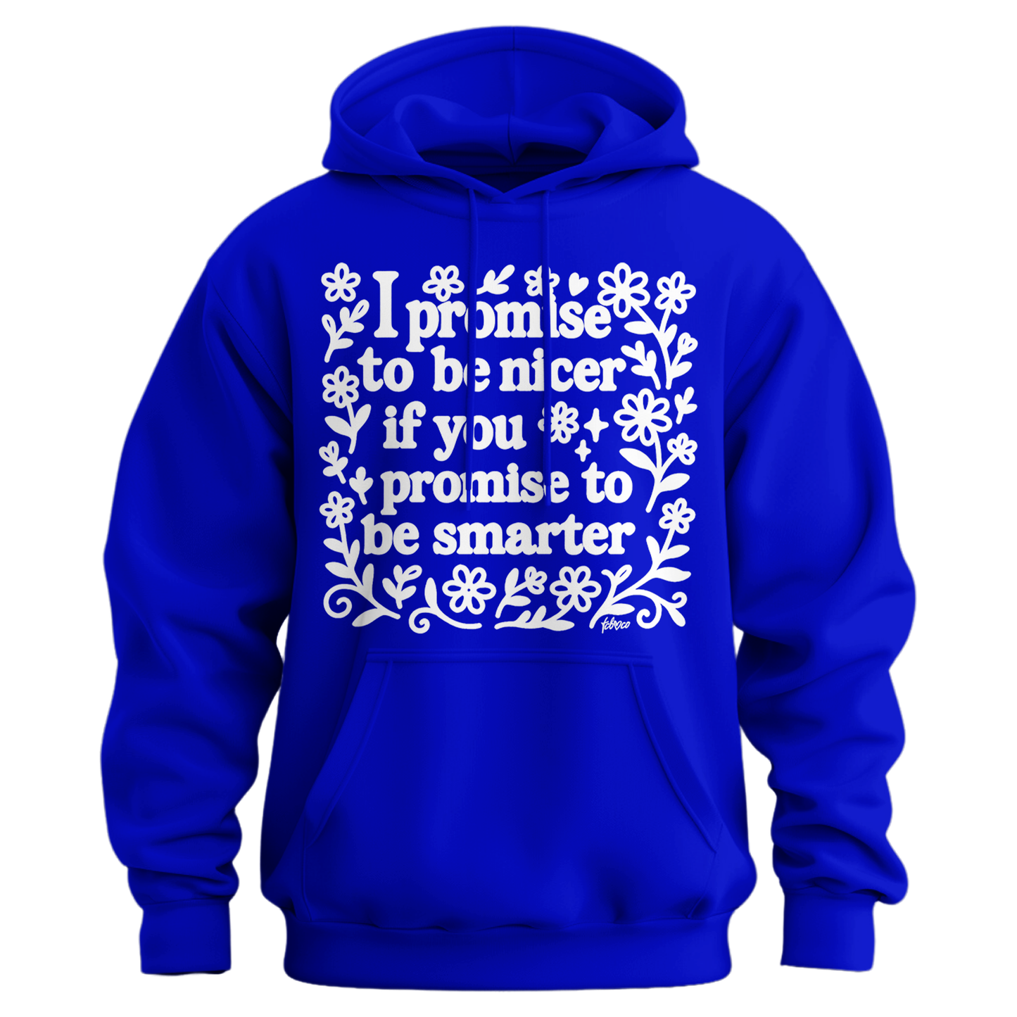 I Promise To Be Nicer If You Promise To Be Smarter Hoodie