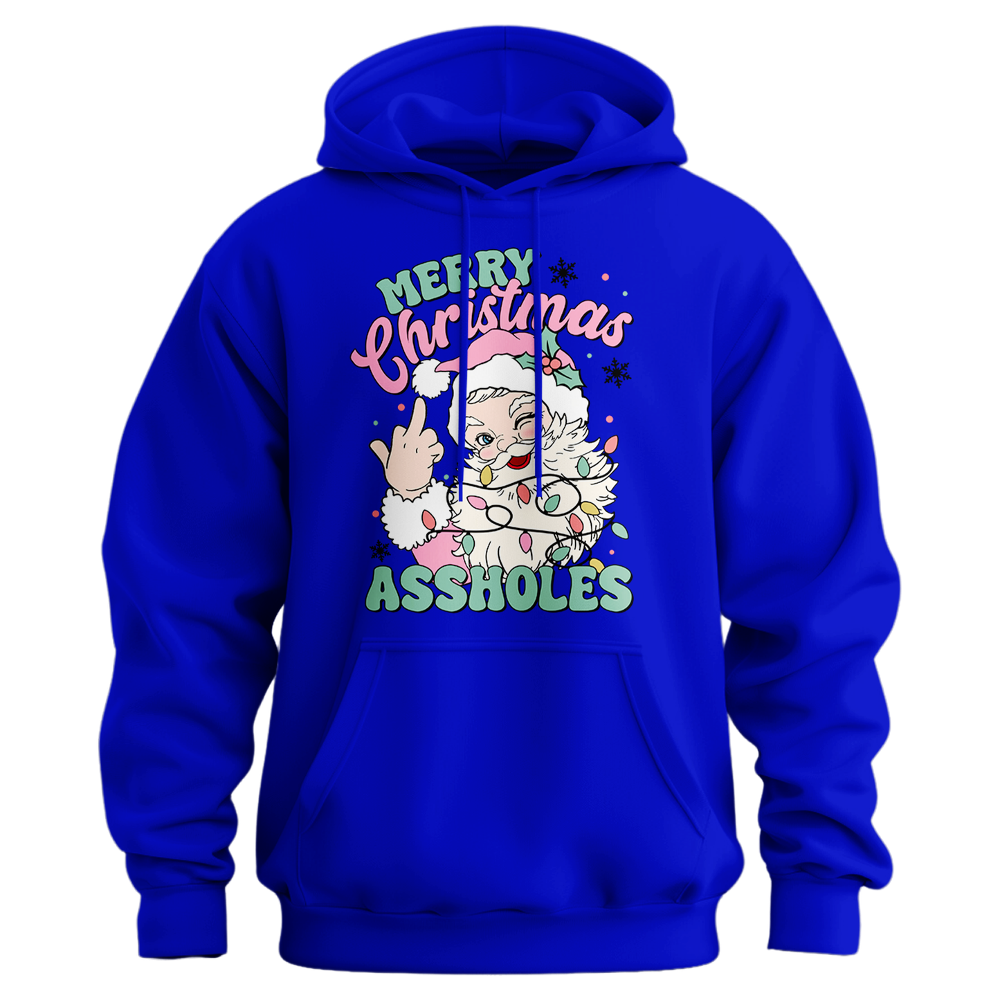 Merry Christmas Assholes Hoodie