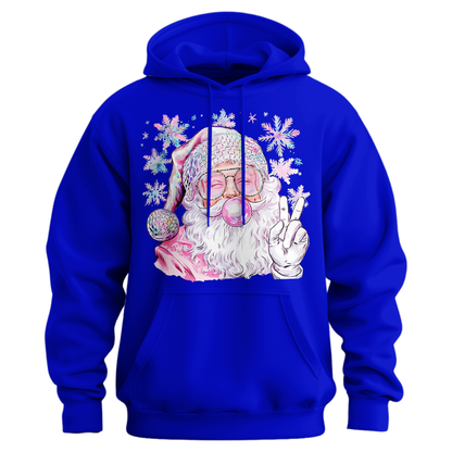 Bubble Gum Santa Hoodie