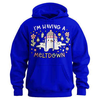 I'm Having A Meltdown Snowman Hoodie