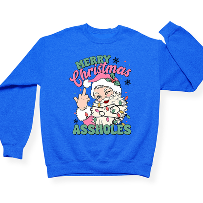 Merry Christmas Assholes Crewneck