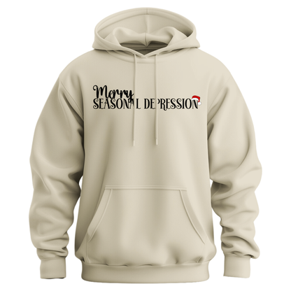 Merry Seasonal Depression Hoodie (Official Lyndseydotw Merch)