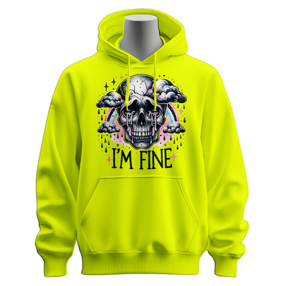 I'm Fine Skeleton Hoodie