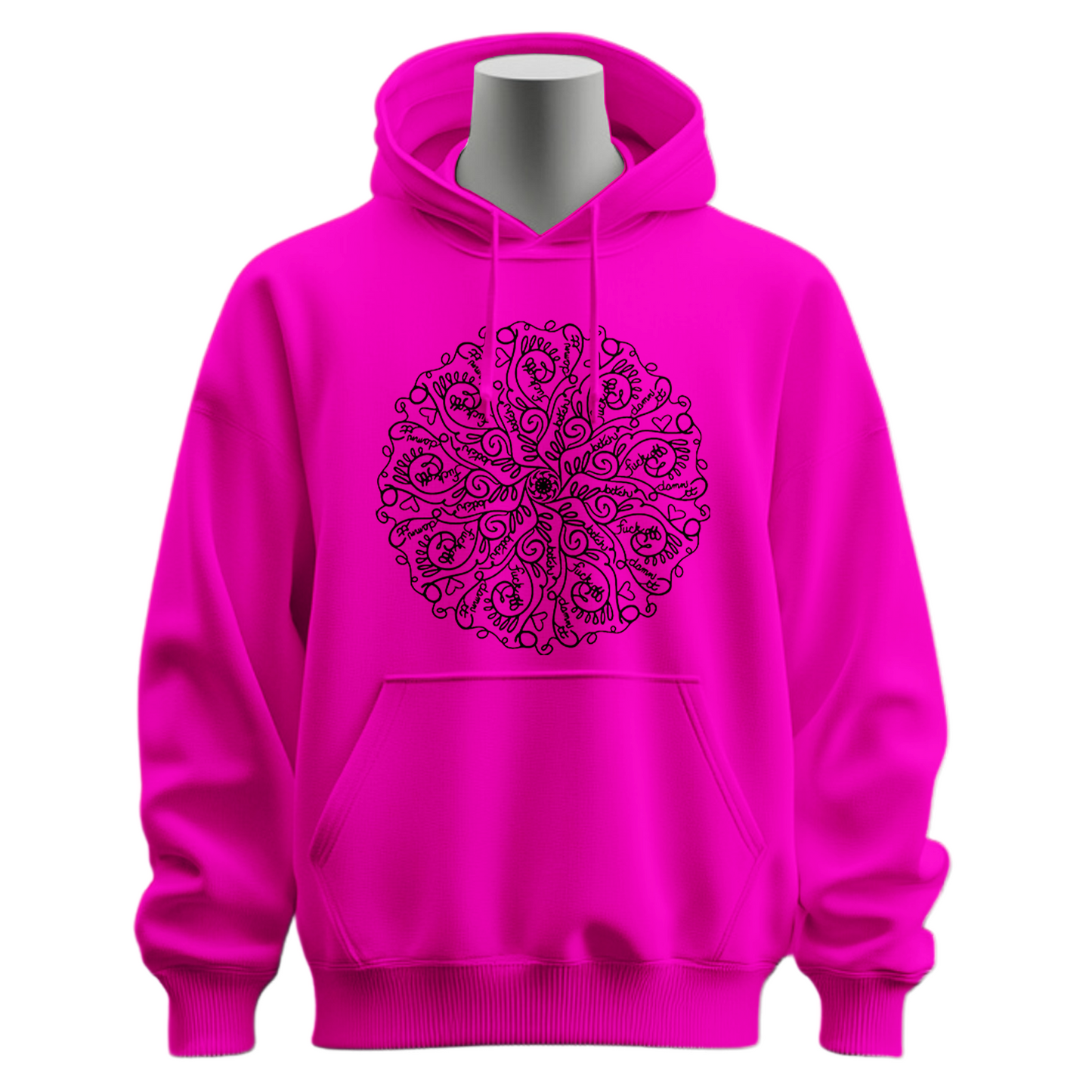 Curse Word Mandala Hoodie