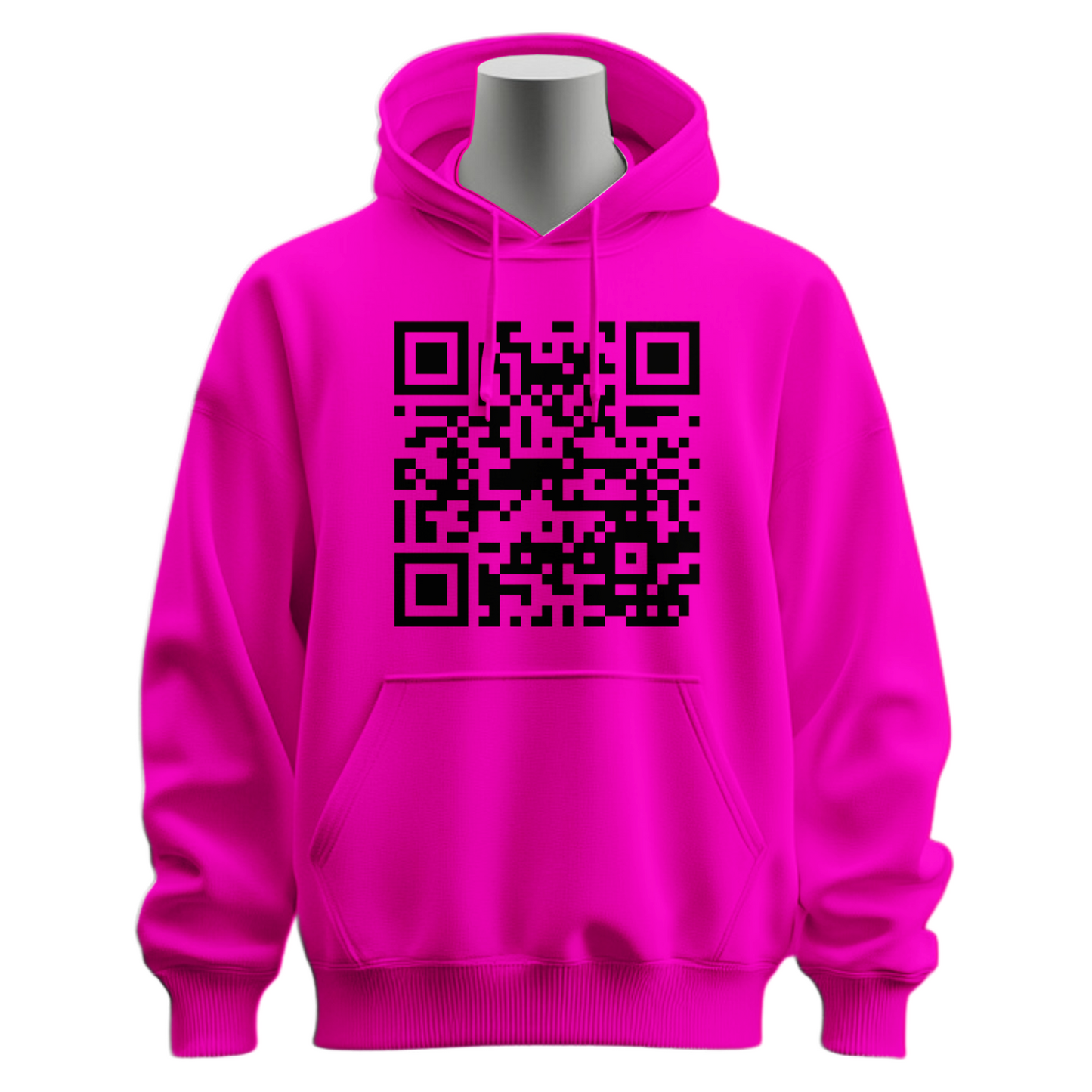 Fuck You Funny QR Code Hoodie