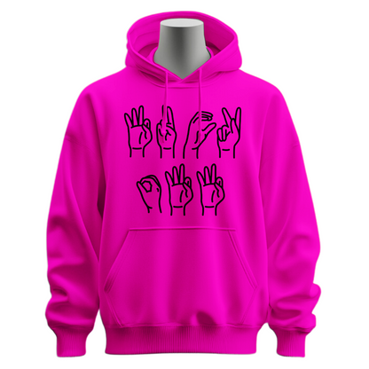 Funny ‘F Off’ in Sign Language Hoodie