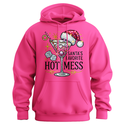 Santa's Favorite Hot Mess Hoodie