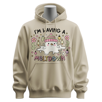 I'm Having A Meltdown Snowman Hoodie