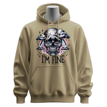 I'm Fine Skeleton Hoodie