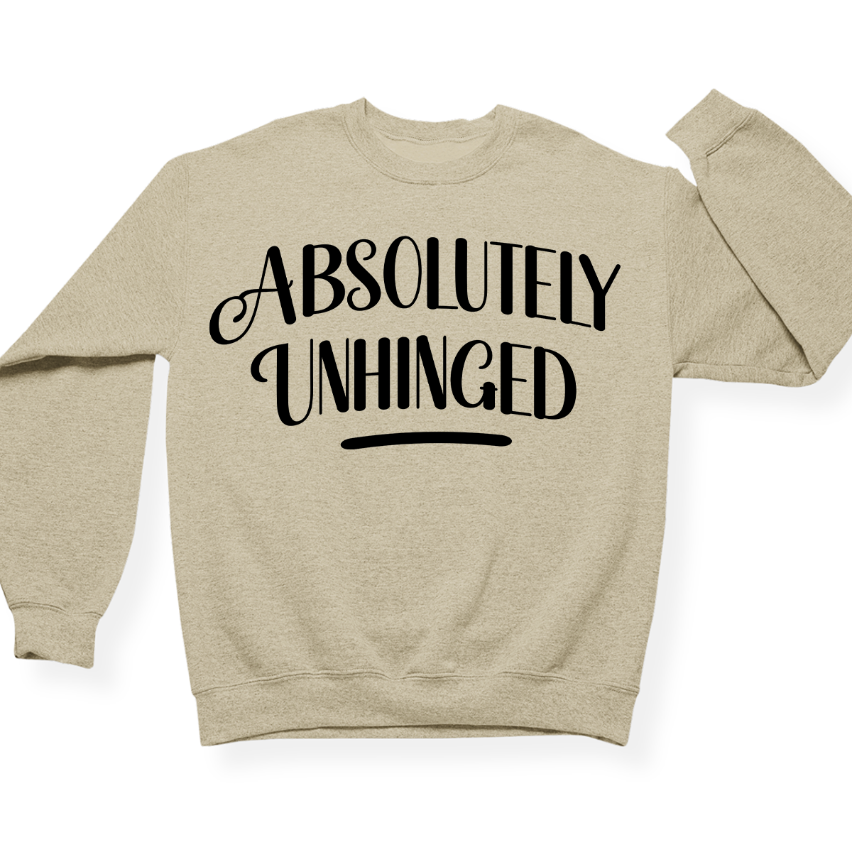 Absolutely Unhinged Crewneck (Official Lyndseydotw Merch)