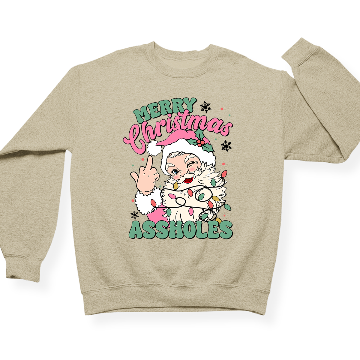 Merry Christmas Assholes Crewneck