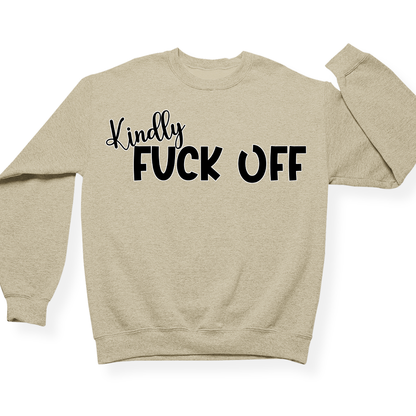 Kindly Fuck Off Crewneck (Official Lyndseydotw Merch)