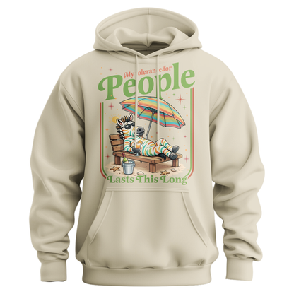 My Tolerance For People Hoodie