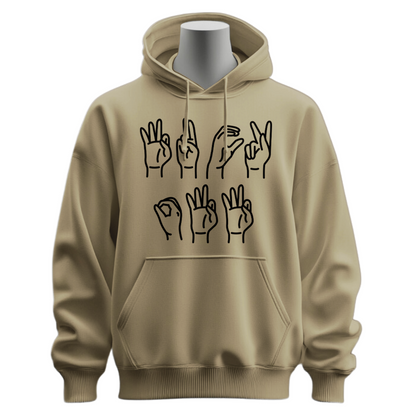 Funny ‘F Off’ in Sign Language Hoodie