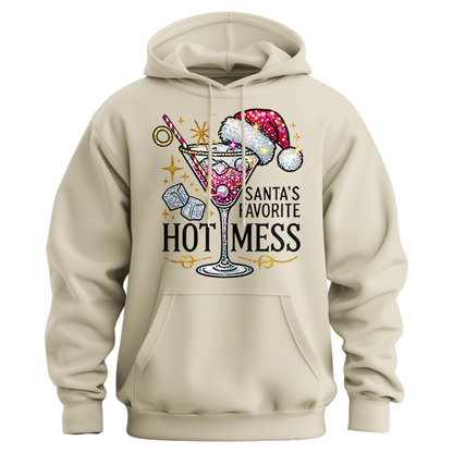 Santa's Favorite Hot Mess Hoodie