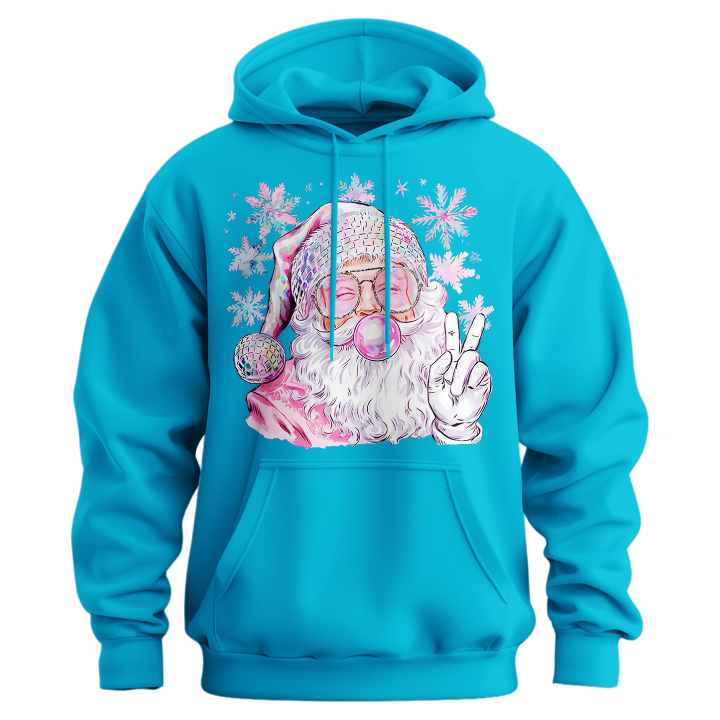 Bubble Gum Santa Hoodie