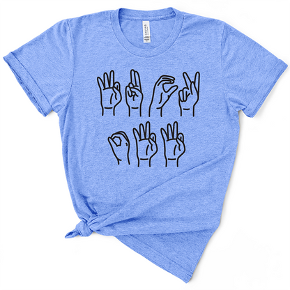 F Off Sign Language Women's Tshirt