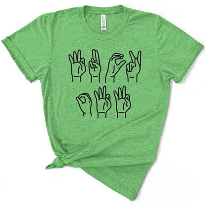 F Off Sign Language Women's Tshirt
