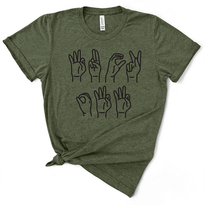 F Off Sign Language Women's Tshirt
