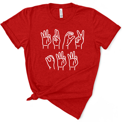 F Off Sign Language Women's Tshirt