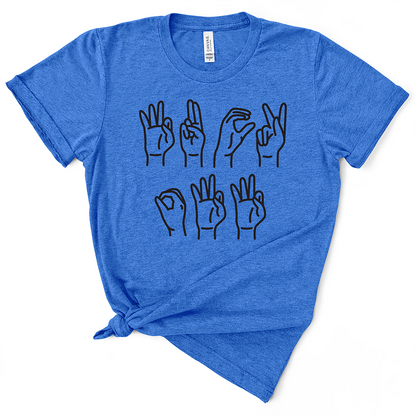 F Off Sign Language Women's Tshirt