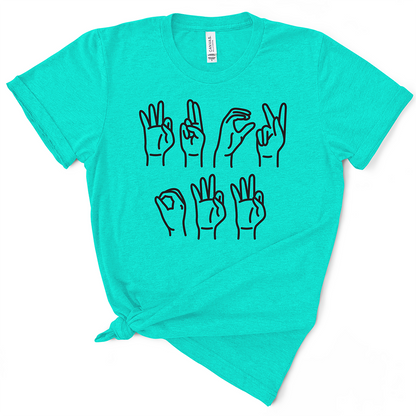 F Off Sign Language Women's Tshirt