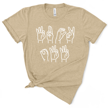 F Off Sign Language Women's Tshirt