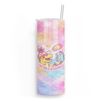 The Vibes Are In Shambles Skinny Tumbler