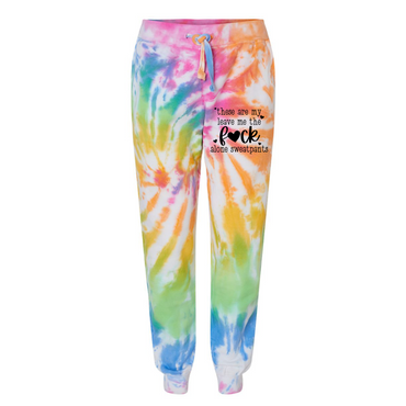 Leave Me Alone Tie Dye Jogger Sweatpants