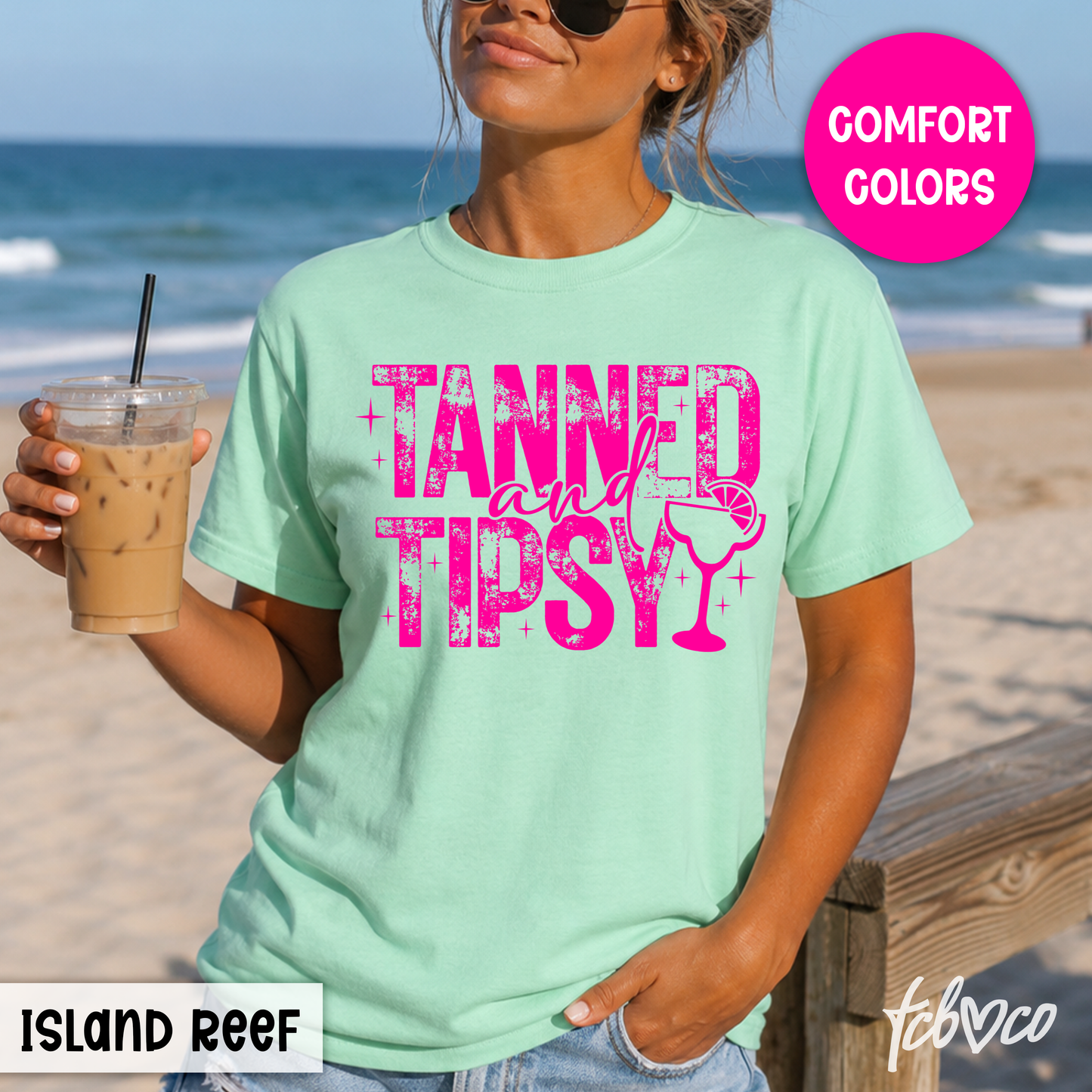 Tanned And Tipsy TShirt